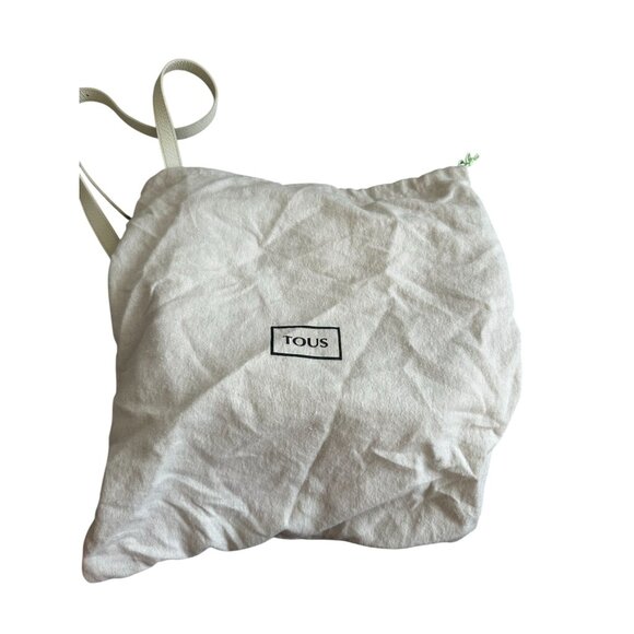 TOUS Blue White Perforated Leather Crossbody Bag w/ Dustbag - Picture 12 of 15